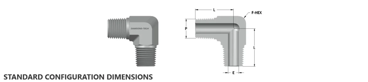 Male Elbow Male Npt Threads