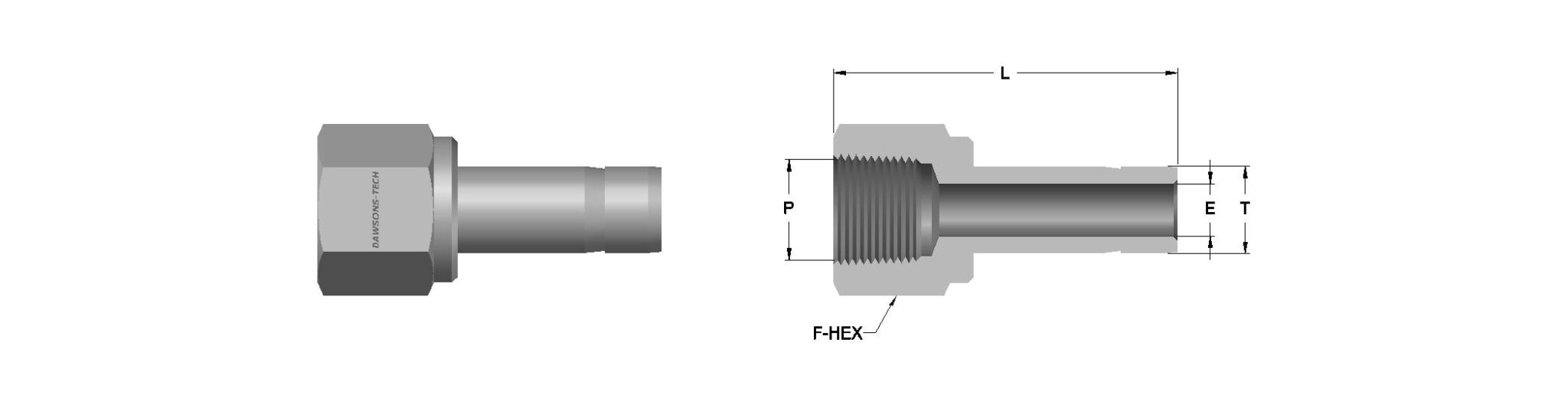 Female Adapter (BSP Thread) - Precision Pipe Fittings & Tube Adapters