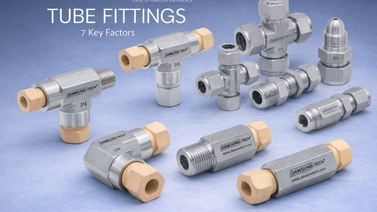high pressure tube fittings, instrumentation tube fittings, stainless steel tube fittings, double ferrule tube fittings, industrial tube fittings